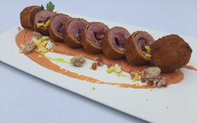 Flamenquín de hamburguesa