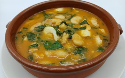 Potaje de vigilia con alubias