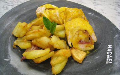 Rollitos de Pollo en salsa