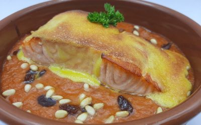 Salmón gratinado