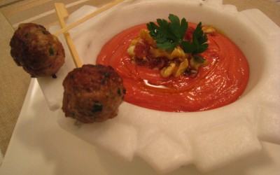 Salmorejo de remolacha