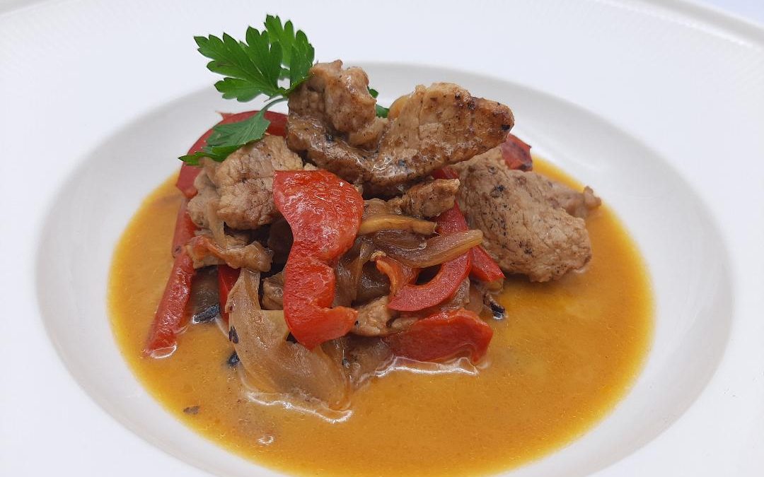 Salteado de solomillo