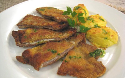 San Jacobo con patatas