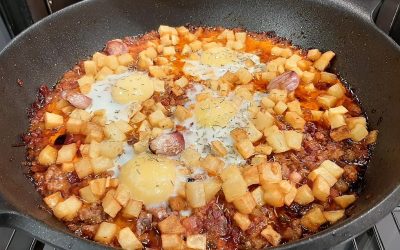 Sartenada de patatas y huevos
