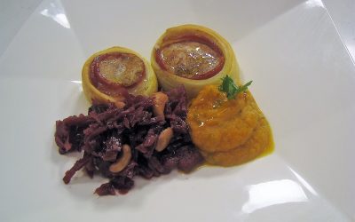 Solomillo de cerdo con Lombarda