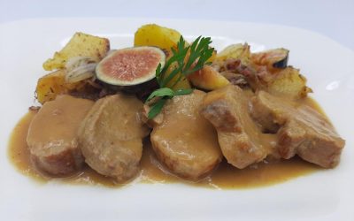 Solomillo en salsa de higos