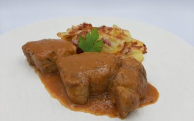 Solomillo en salsa de cerveza