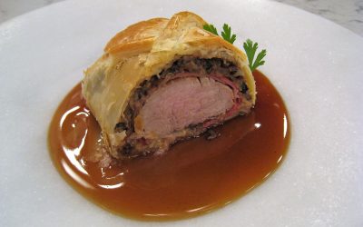 Solomillo ibérico Wellington