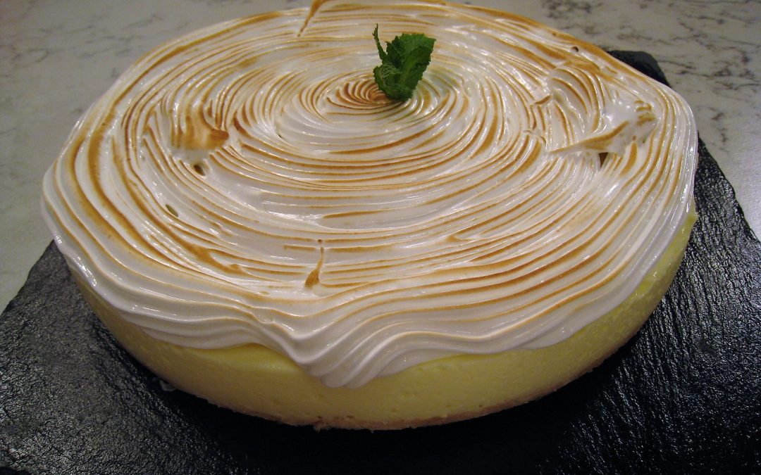 Tarta de limón y merengue