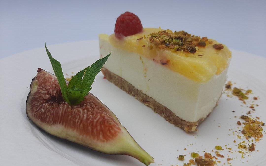 Tarta de limón y queso