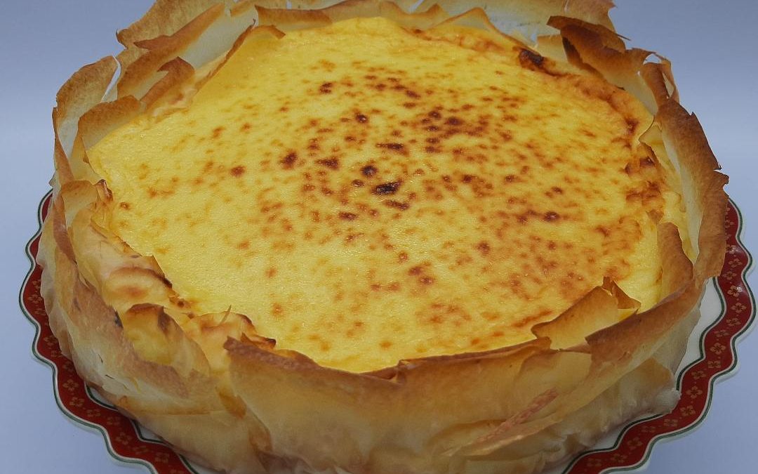 Tarta de queso de cabra