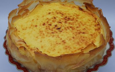 Tarta de queso de cabra