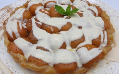 Tartar tatín de nísperos