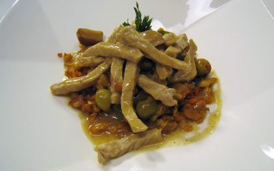 Tiras de Lomo al whisky