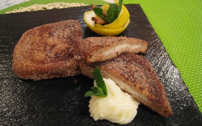 Torrijas de chocolate rellenas