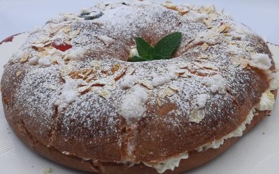Tradicional roscón de reyes