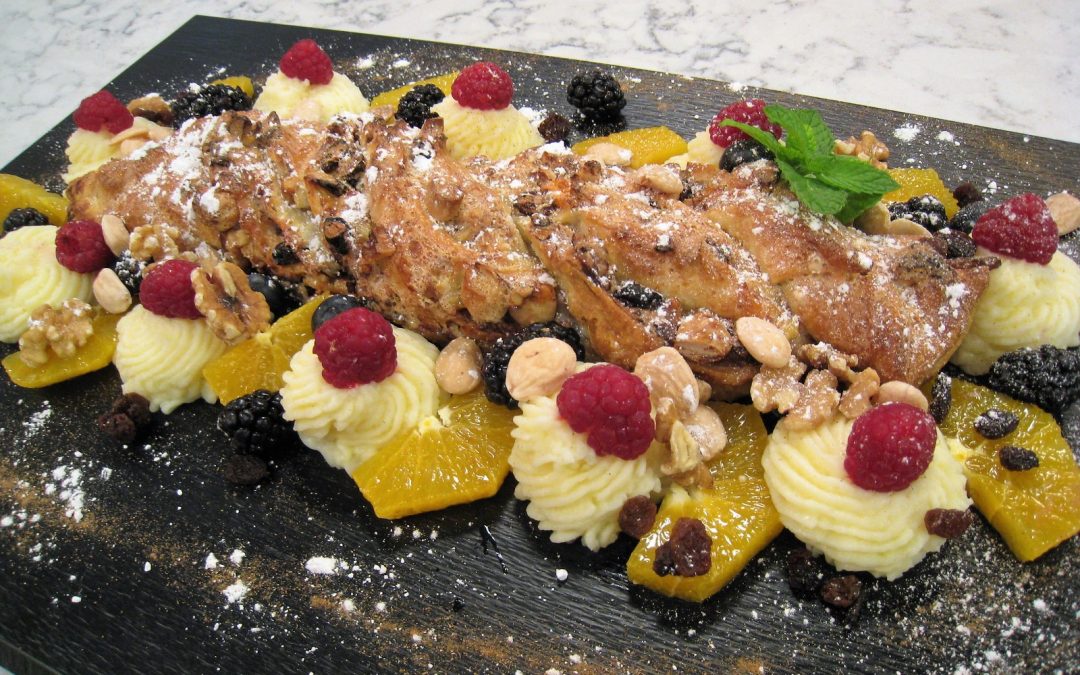 Trenza de Hojaldre con Naranja