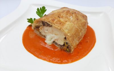 Pollo en hojaldre