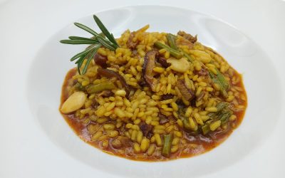 Arroz meloso de cordero