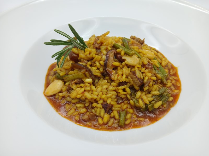 Arroz meloso de cordero