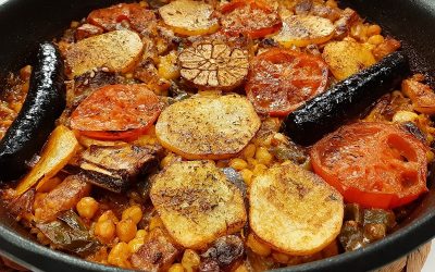 Arroz serrano al horno