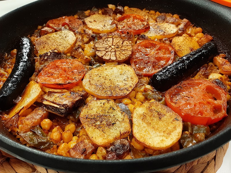 Arroz serrano al horno