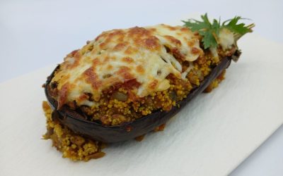 Berenjenas rellenas de cordero