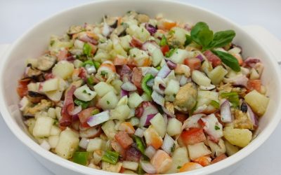 Salpicón de melón,