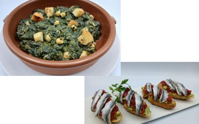 Espinacas con garbanzos