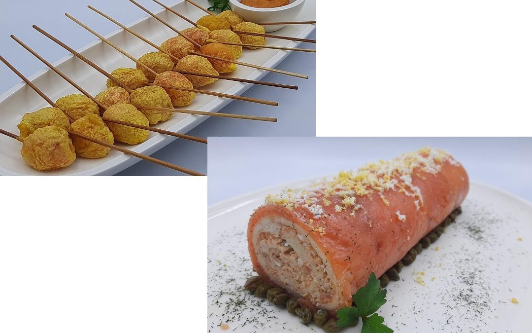 Pastel de Salmón con langostinos