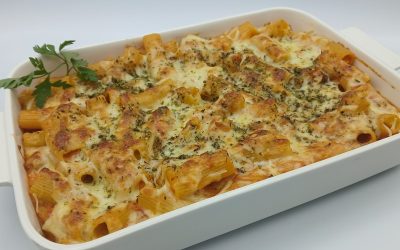 Macarrones gratinados con atún