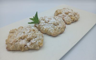 Tortitas y galletas de manzana