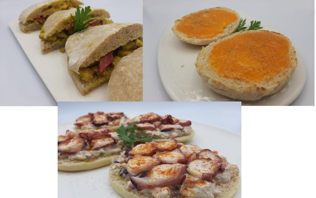 Montaditos de mollete con