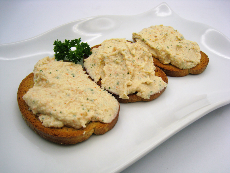 Paté de gambas al ajillo