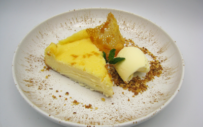 Tarta fundente de queso payoyo