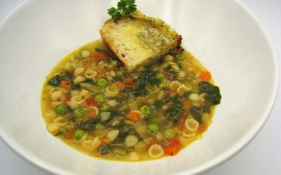 Tradicional sopa Minestrone