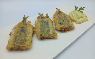 Sardinas rellenas de “moraga”