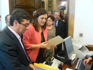 José Luis Centella y Soraya Rodríguez registran una iniciativa parlamentaria. (EP)