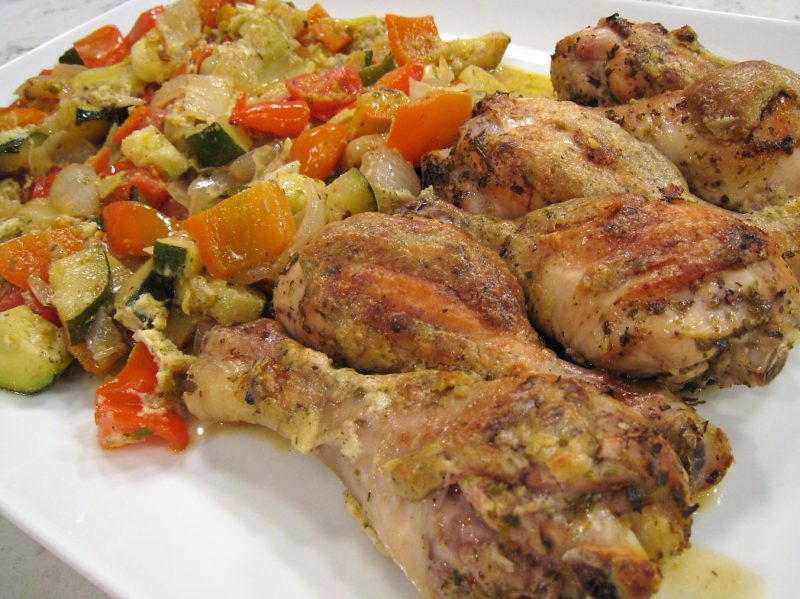 Muslos De Pollo En Salsa Con Verduras - Noticias De Pollo